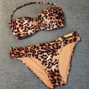Victoria's Secret Leopard Print Bikini Set